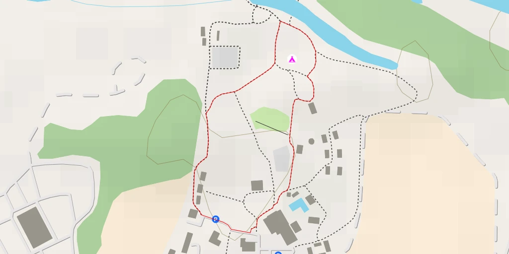 Map of the trail for Camp Harlow - Endurance Bridge