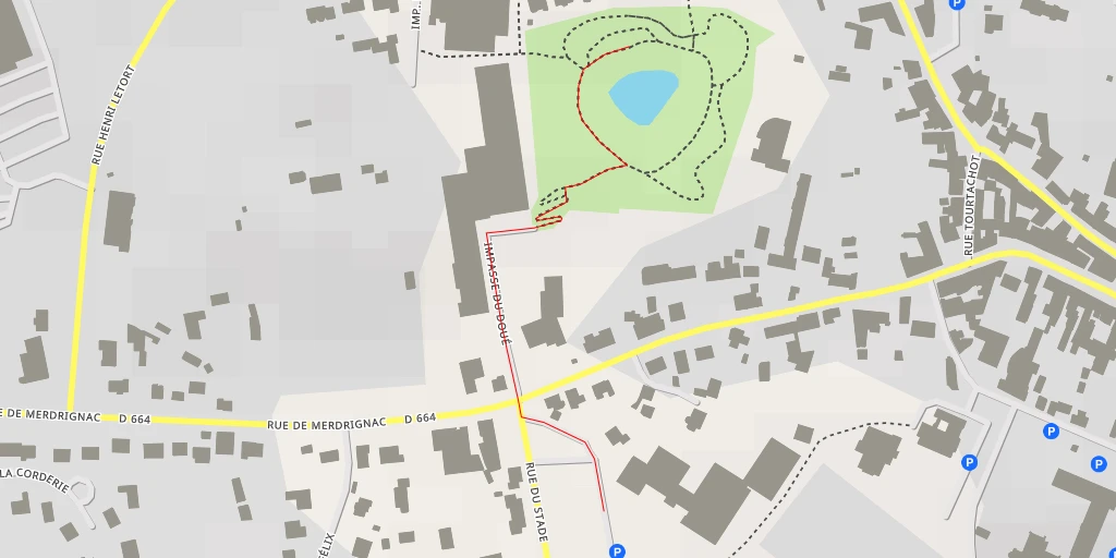 Map of the trail for Rue René Cassin - Rue René Cassin