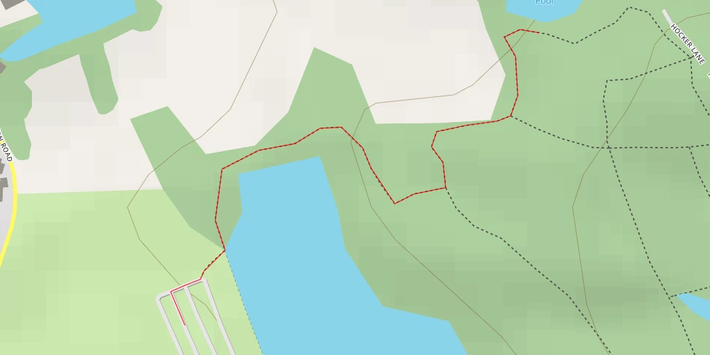 Map of the trail for Parkhead Pool