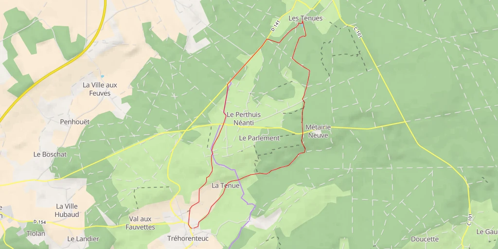 Map of the trail for 