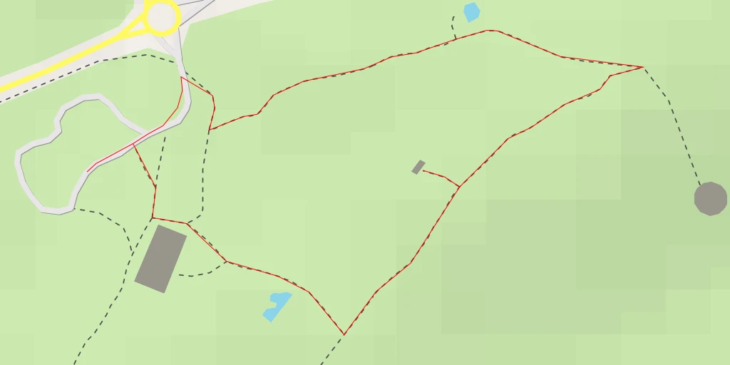 Map of the trail for Woodland Bird Hide