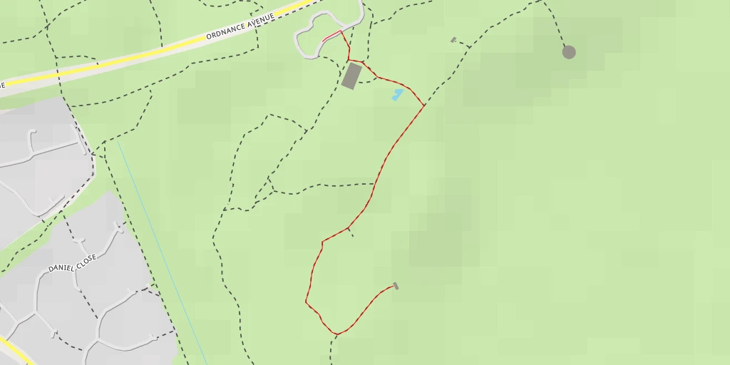 Map of the trail for Mossland Bird Hide