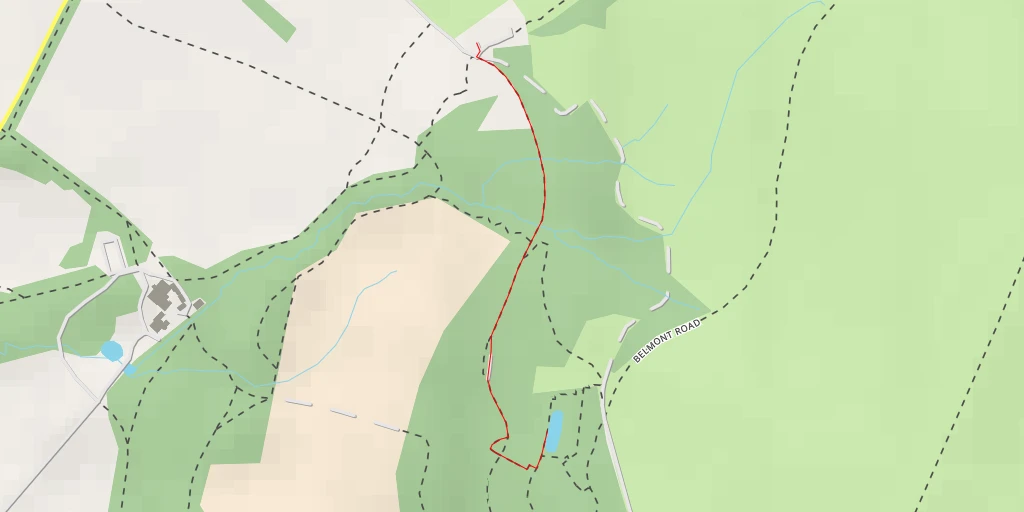 Map of the trail for Rivington Gardens - Belmont Road