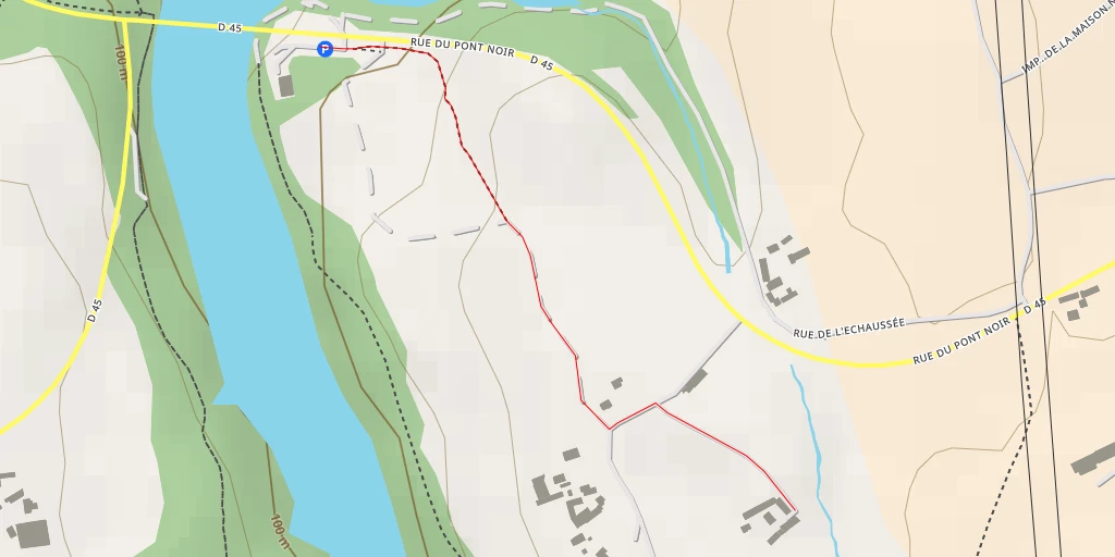 Map of the trail for Impasse du Grand Epina