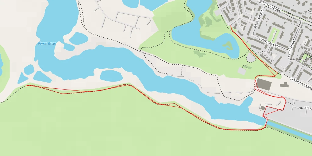 Map of the trail for Atlantic Crescent