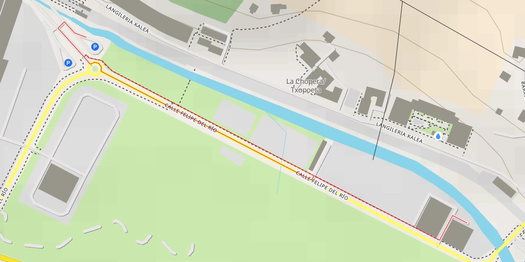 Map of the trail for Calle Felipe del Río - Calle Felipe del Río