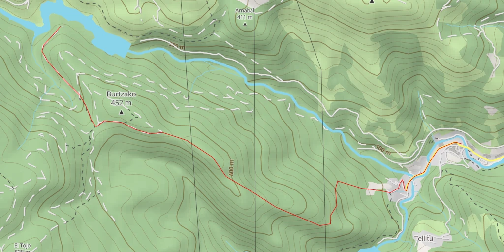 Carte de l'itinéraire :  Pantano de Loiola