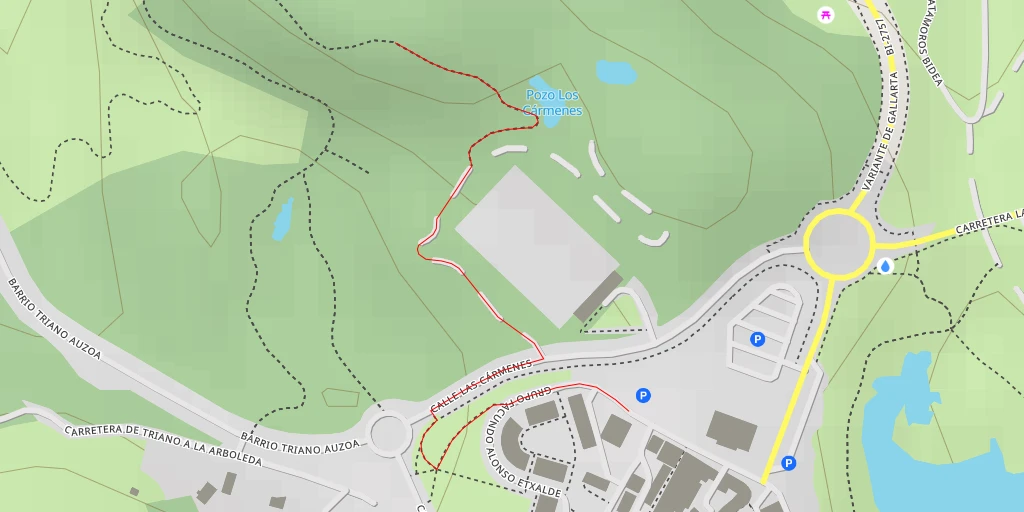 Map of the trail for Artola