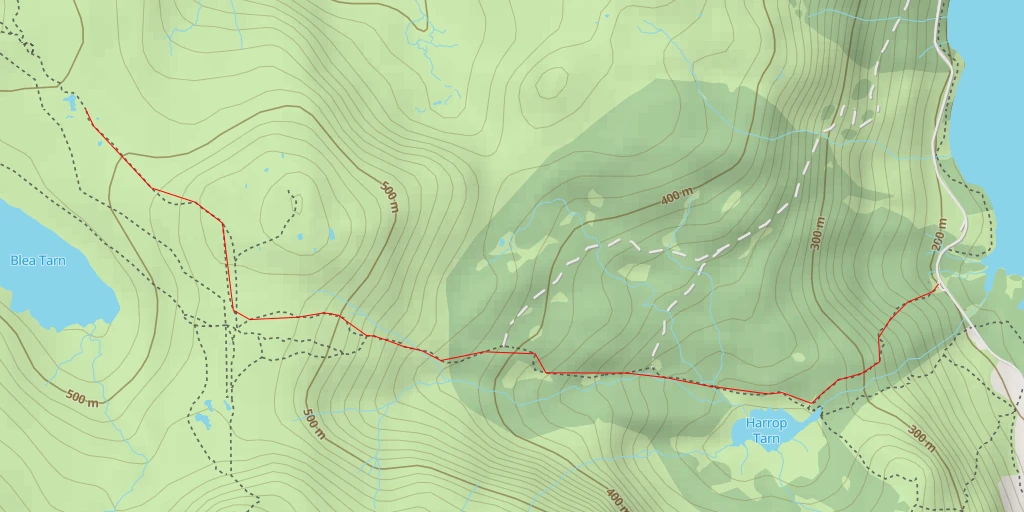 Carte de l'itinéraire :  Long Moss