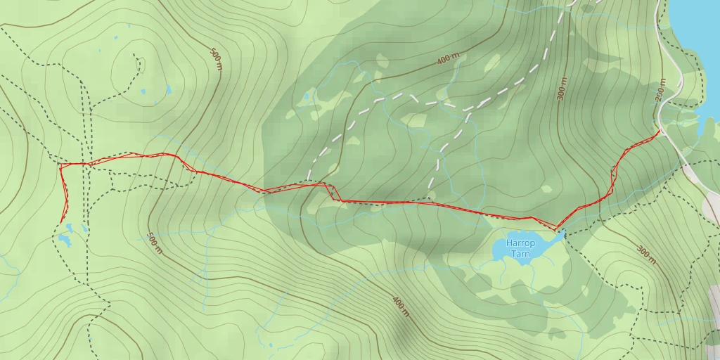 Carte de l'itinéraire :  Standing Crag