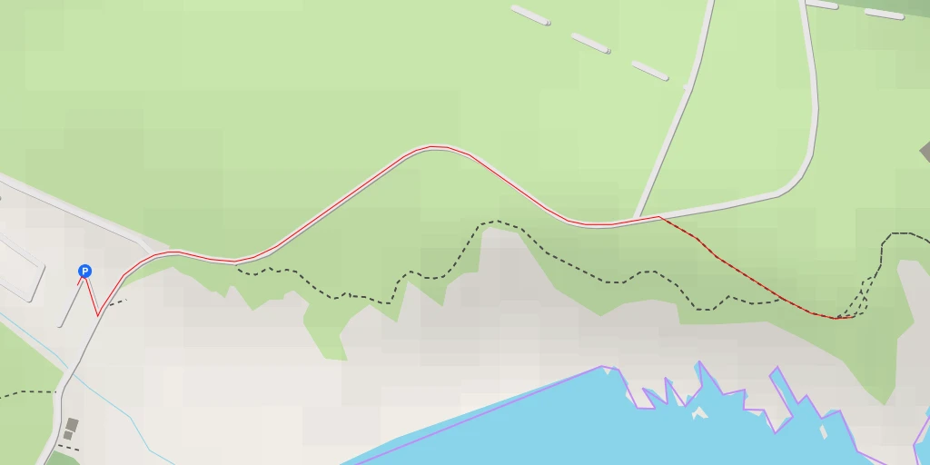 Map of the trail for AI - Pointe de Kerdonis - Locmaria