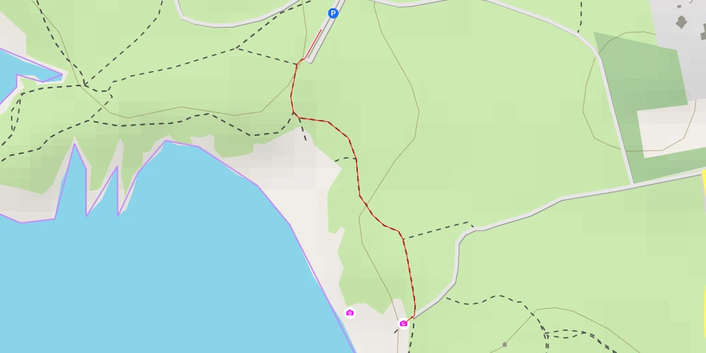 Map of the trail for AI - Arche de Port Blanc - Saint-Pierre-Quiberon