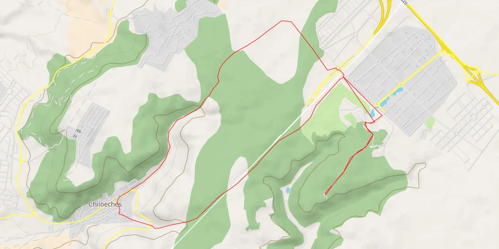 Map of the trail for Guadalajara