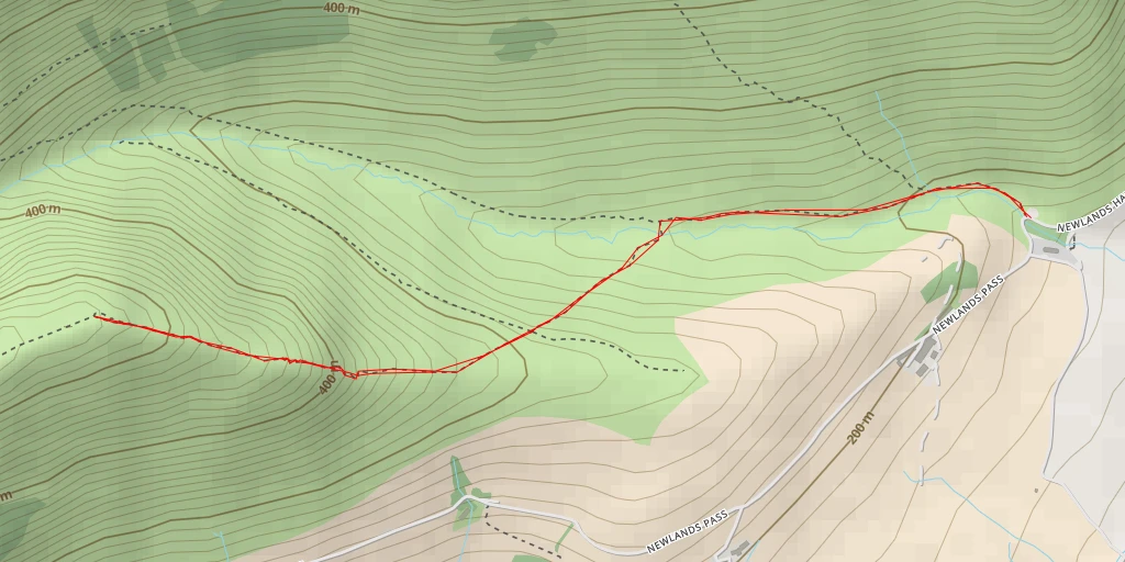 Carte de l'itinéraire :  East Summit