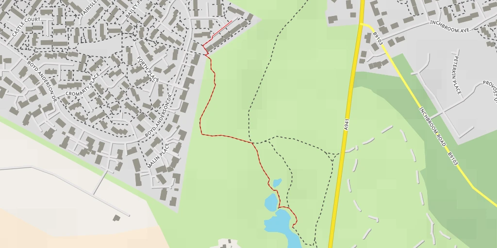 Map of the trail for Sunbank House - A941