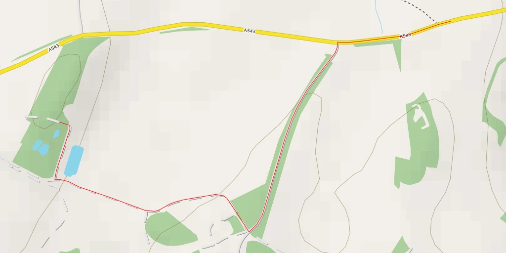 Map of the trail for A543 - A543