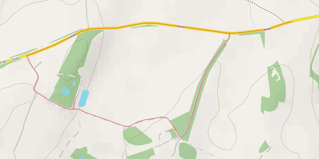 Map of the trail for A543 - A543