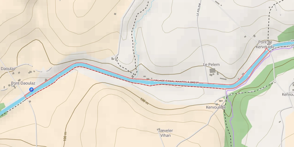 Map of the trail for 