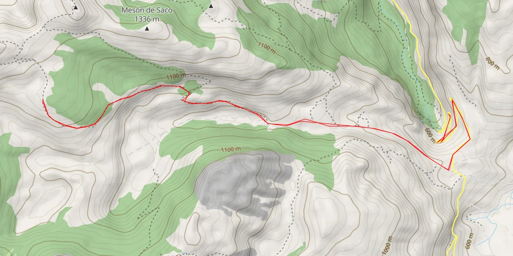 Map of the trail for Abrevadero de Brenacobo - Camino a Brenavinto - Soba