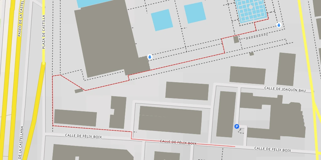 Map of the trail for Calle del General López Pozas - Madrid