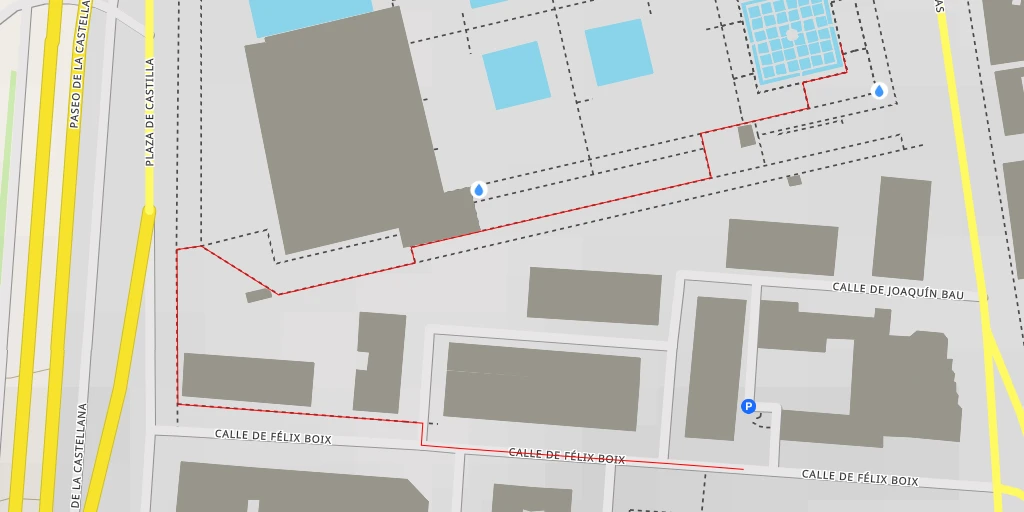 Map of the trail for Calle del General López Pozas - Madrid