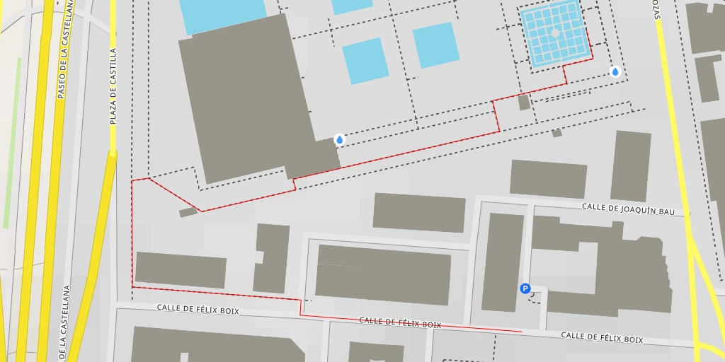 Map of the trail for Calle del General López Pozas - Madrid