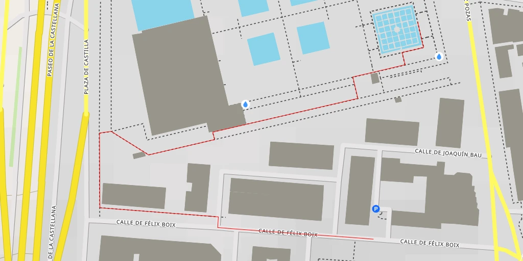 Map of the trail for Calle del General López Pozas - Madrid