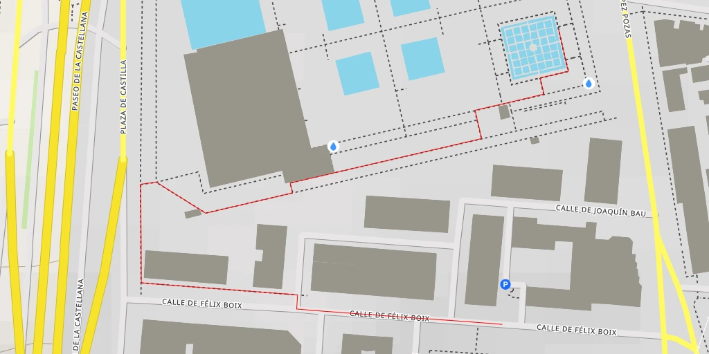 Map of the trail for Calle del General López Pozas - Madrid