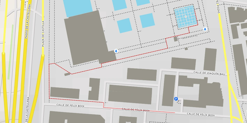 Map of the trail for Calle del General López Pozas - Madrid