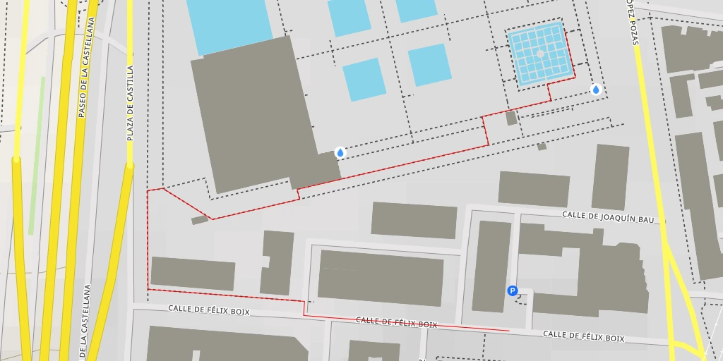 Map of the trail for Calle del General López Pozas - Madrid