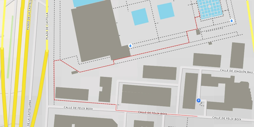 Map of the trail for Calle de Joaquín Bau - Madrid