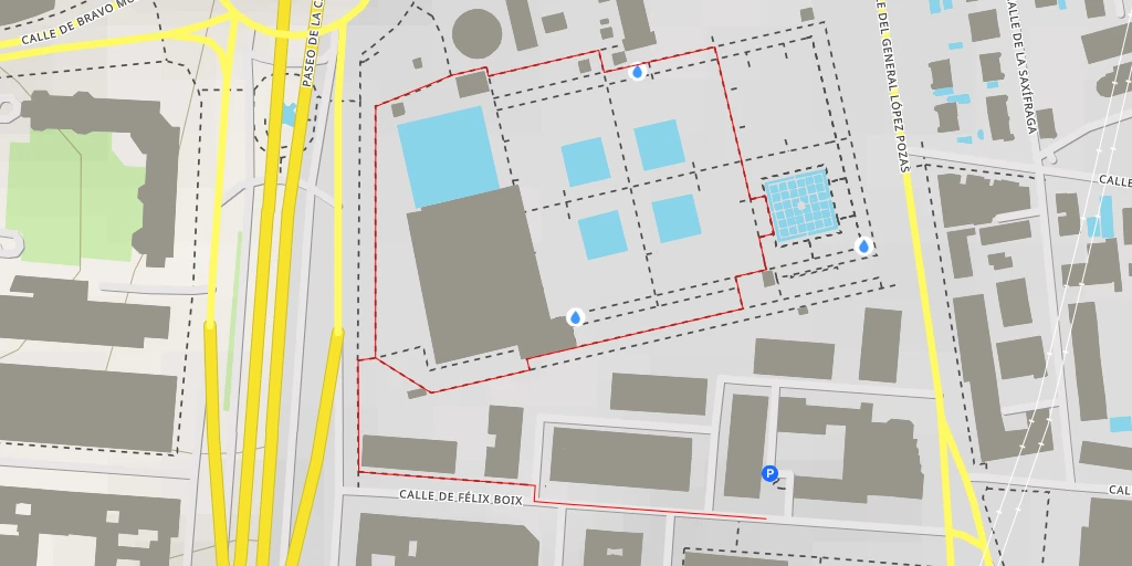 Carte de l'itinéraire :  Calle del General López Pozas - Madrid