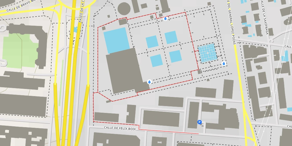 Map of the trail for Calle del General López Pozas - Madrid