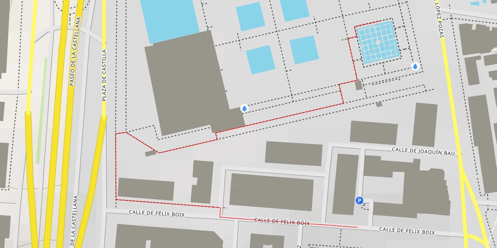 Map of the trail for Calle del General López Pozas - Madrid