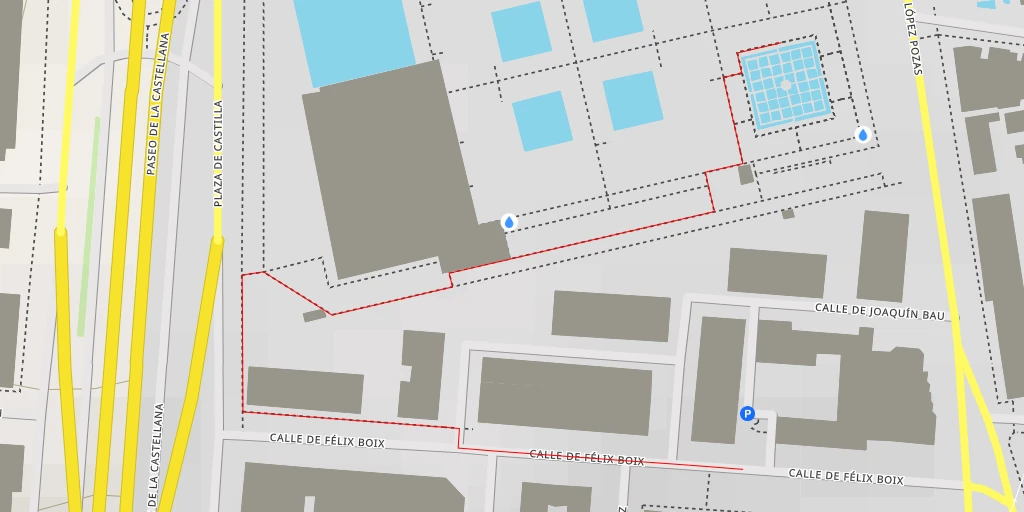 Map of the trail for Calle del General López Pozas - Madrid