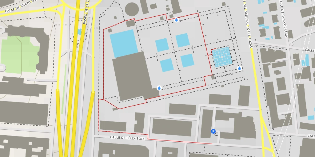 Map of the trail for Calle del General López Pozas - Madrid