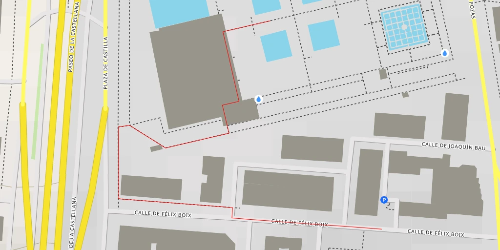 Map of the trail for Calle de Mateo Inurria - Madrid