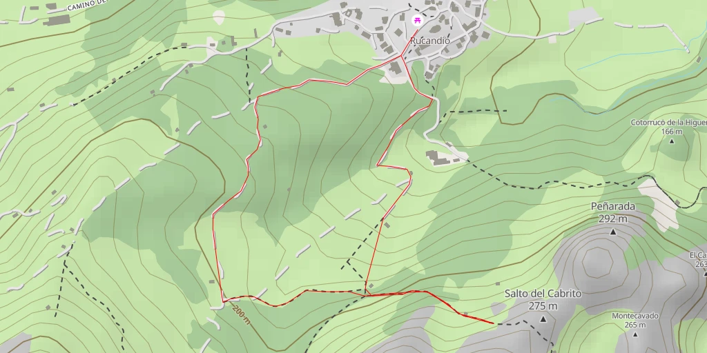 Map of the trail for Cuerdavilloso