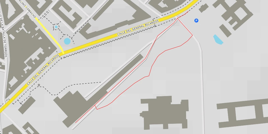 Map of the trail for Parque Vista Alegre - Parque Vista Alegre - Madrid