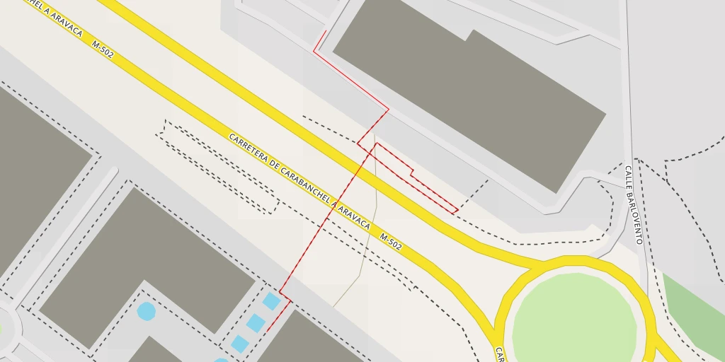 Map of the trail for M-502