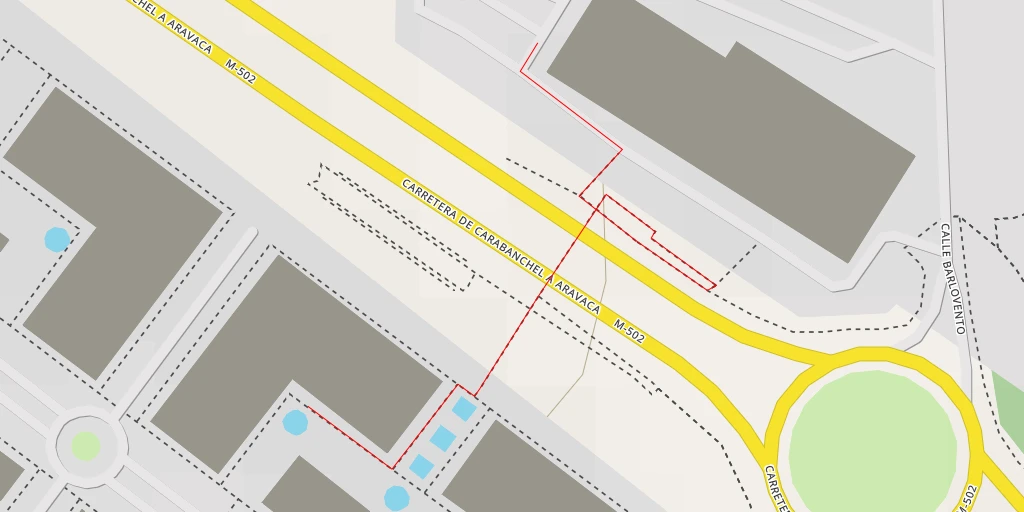 Map of the trail for M-502