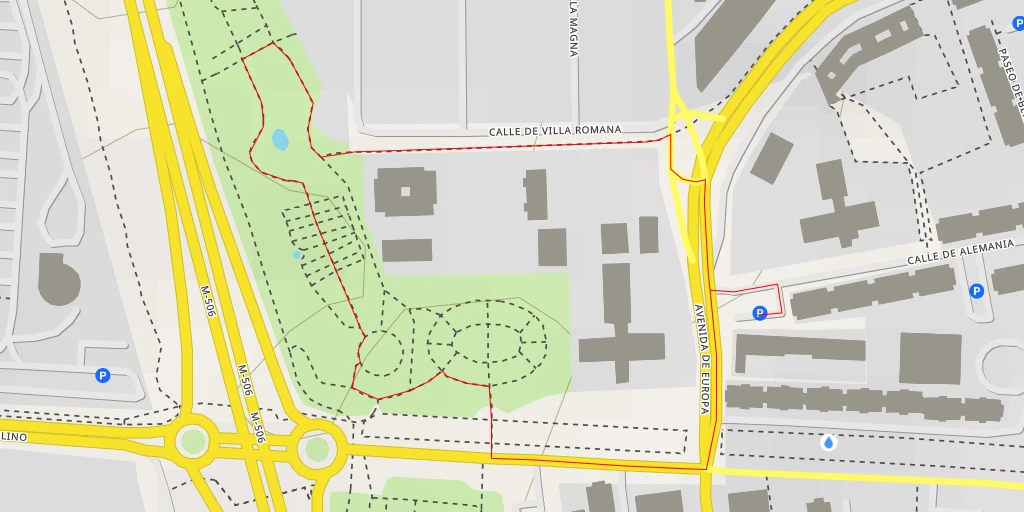 Map of the trail for Calle del Torrente - Fuenlabrada