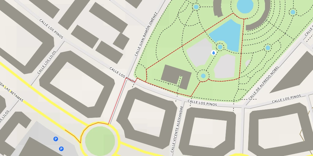 Map of the trail for Calle de Alfredo Nobel - Alcorcón