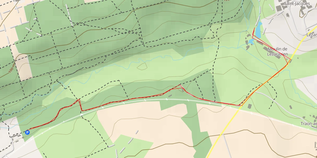 Map of the trail for 