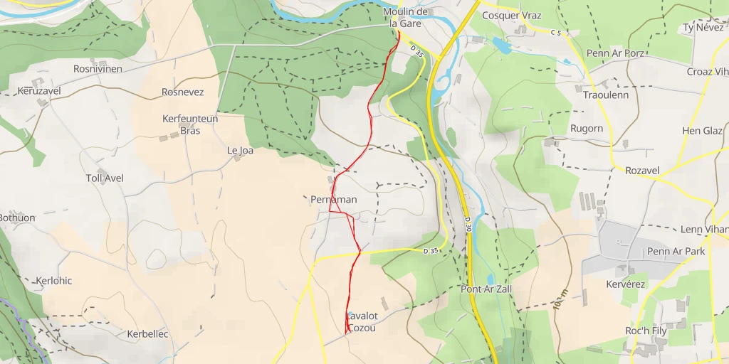 Map of the trail for 