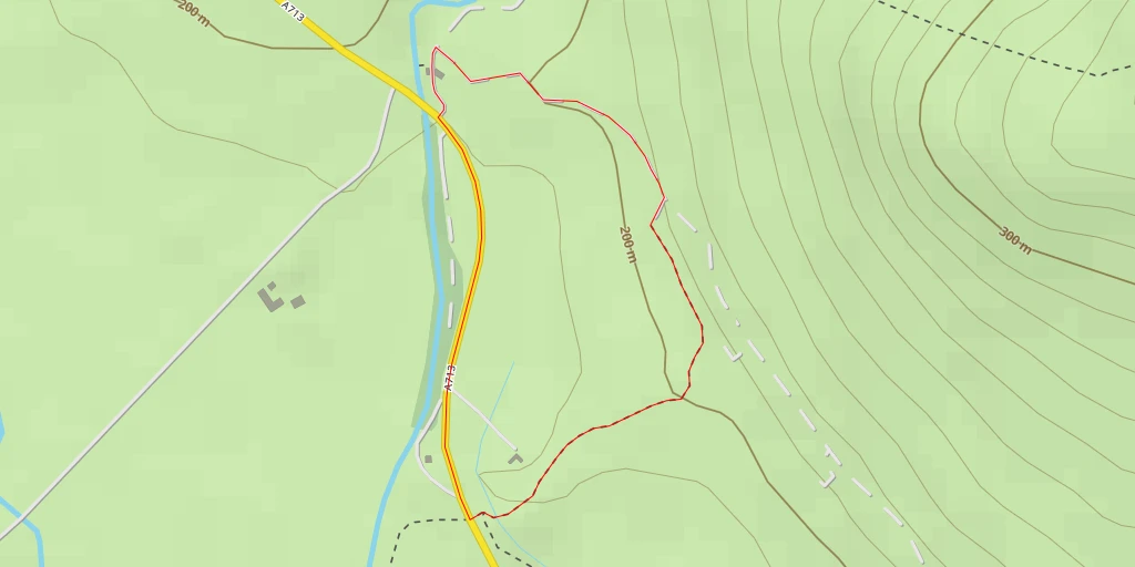 Map of the trail for Lagwyne Cairn