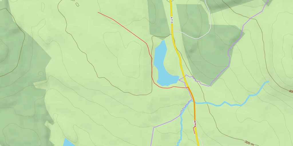 Map of the trail for A713