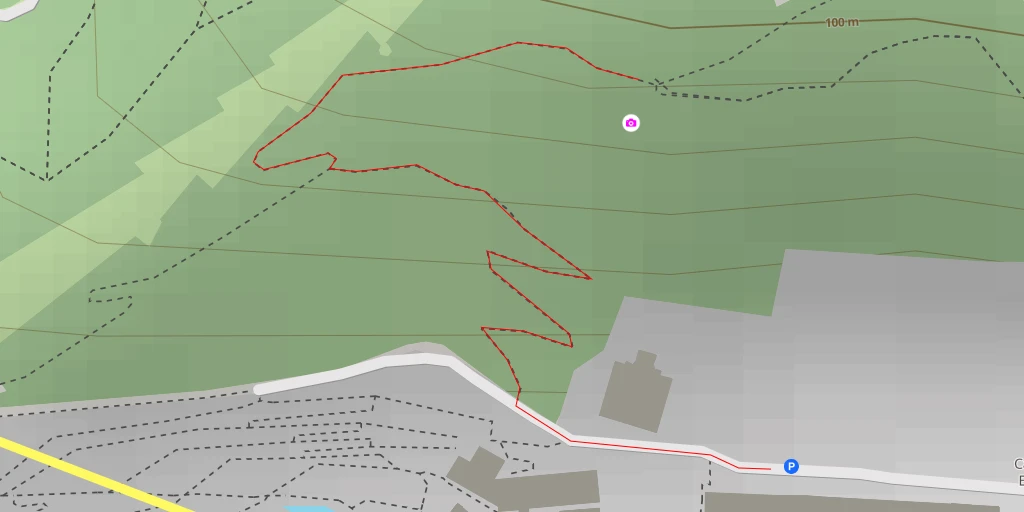 Carte de l'itinéraire :  Mirador de Gibralfaro