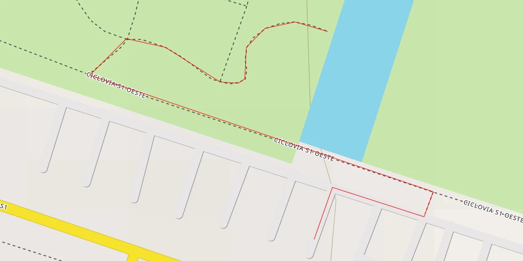 Map of the trail for Ciclovia N1 Oeste - Brasília