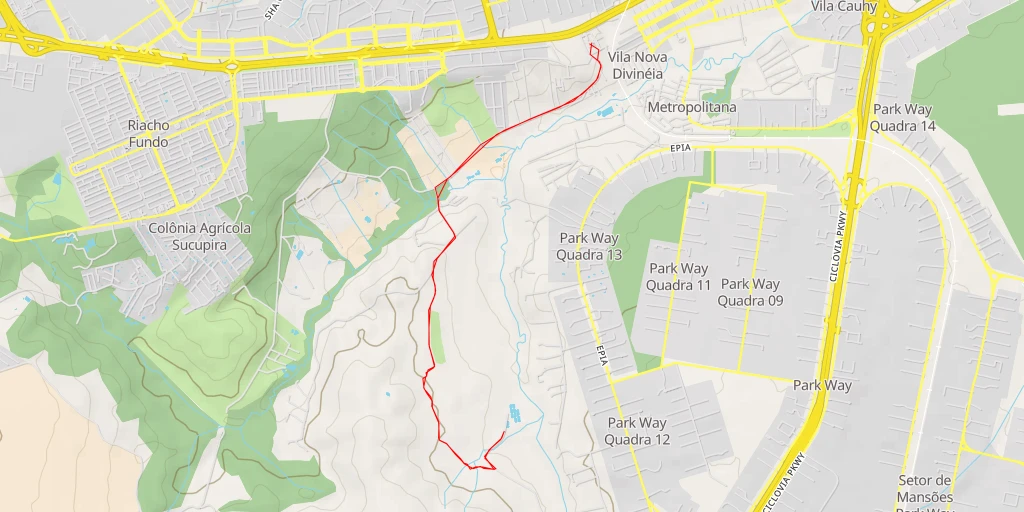 Map of the trail for 